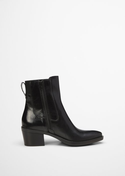 Western-style boot — Black