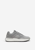 靴 Marc Sneaker made from cowhide and mesh - gray | Sneakers | MARC O'POLO