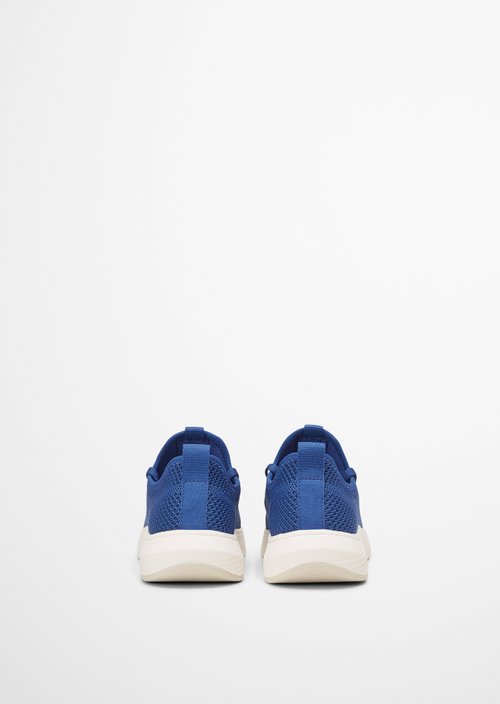 Knitted sneakers — Mid blue