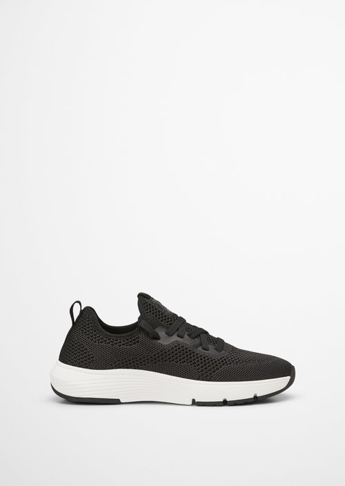 Knitted sneakers — Black