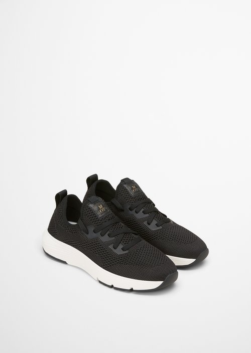 Knitted sneakers — Black