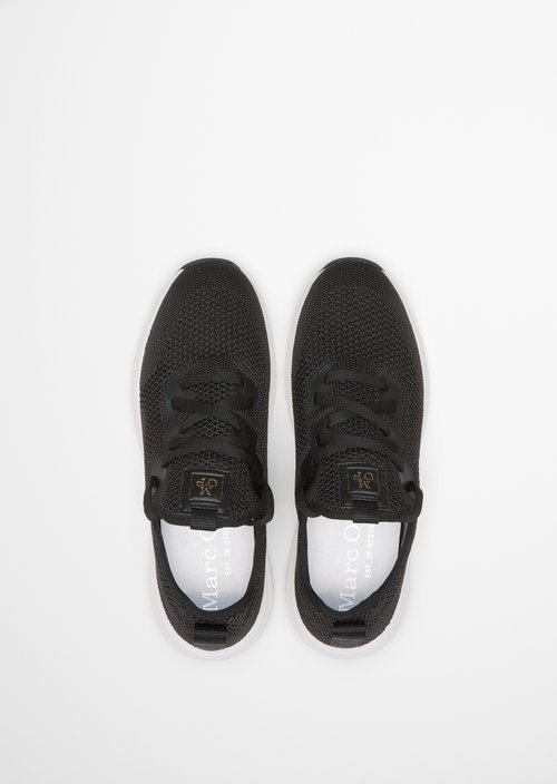 Knitted sneakers — Black