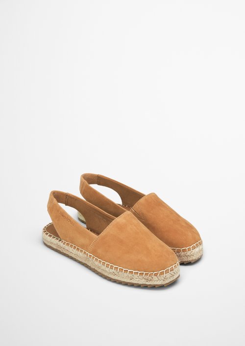 Slingback espadrilles — Cognac