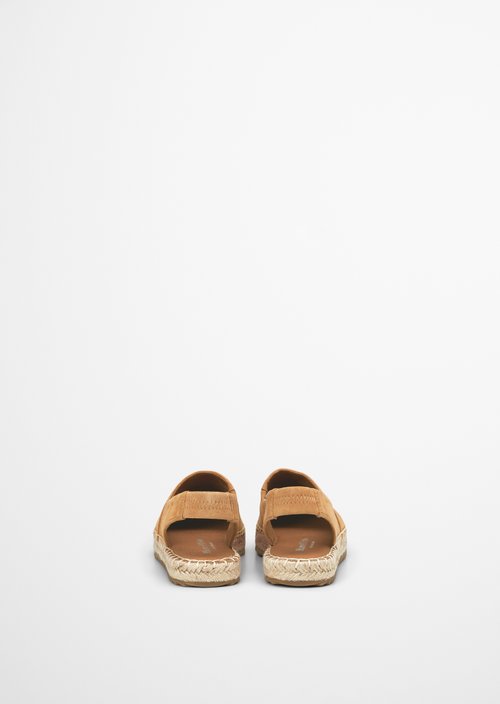 Slingback espadrilles — Cognac