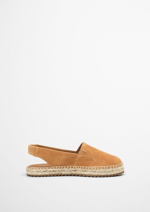 Slingback espadrilles — Cognac