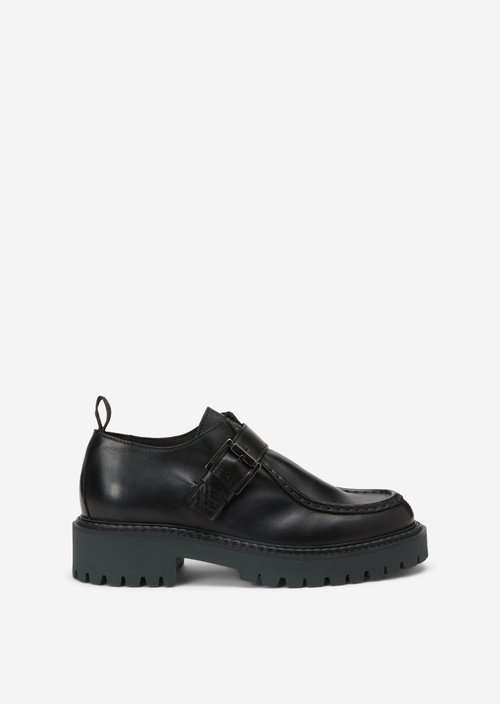 Marc O\'Polo woman  Black Leather Derby Shoes - usa size 6 Marc O main image 3