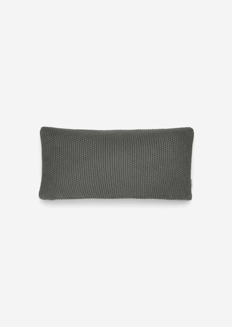 Marc O'Polo Sierkussen model Nordic Knit, Unisex, grijs, 30x60, 100% Biologisch katoen