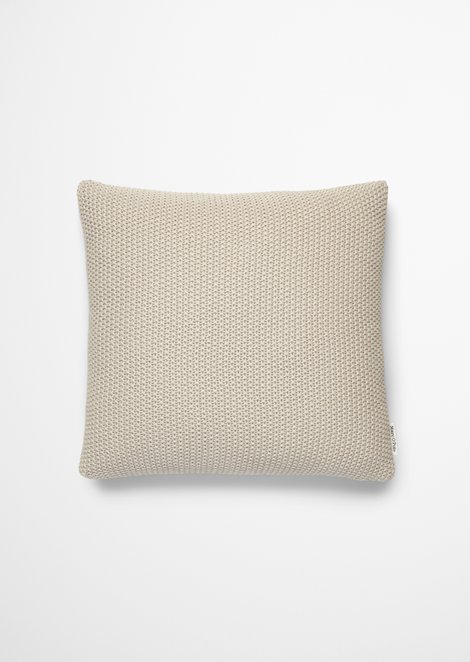 Marc O'Polo Dekokissen Model Nordic Knit, Unisex, beige, 50x50, 100% Organic Cotton