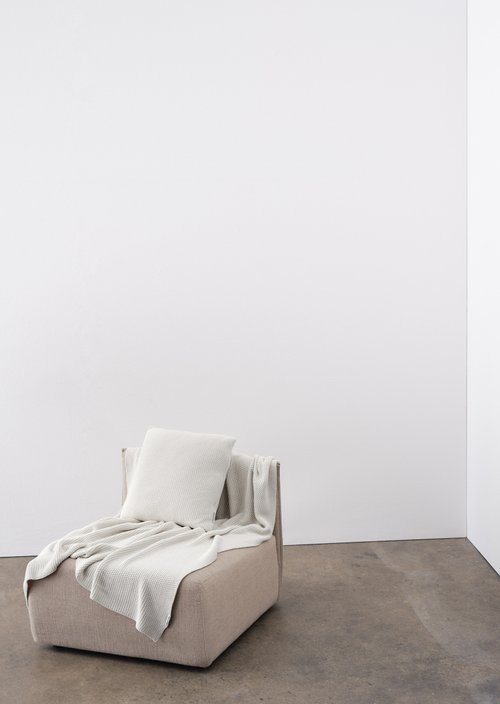 Decorative Pillow, Nordic Knit Model — Off White