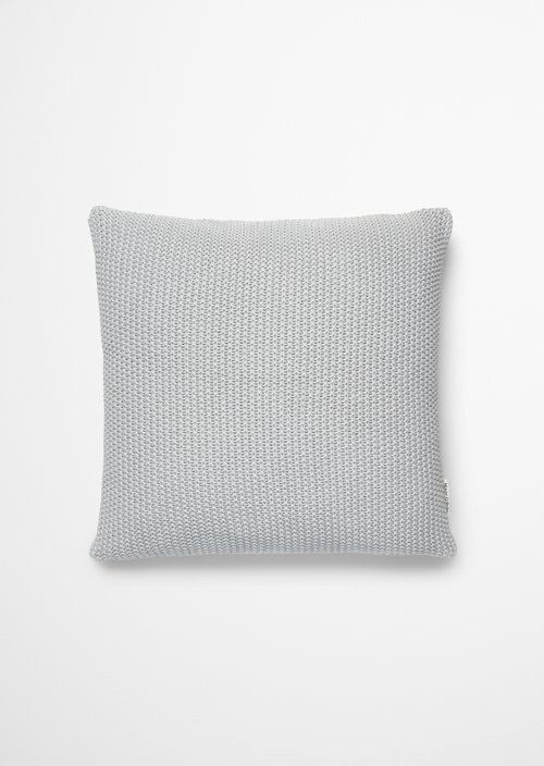 Decorative cushion model Nordic Knit — Silver