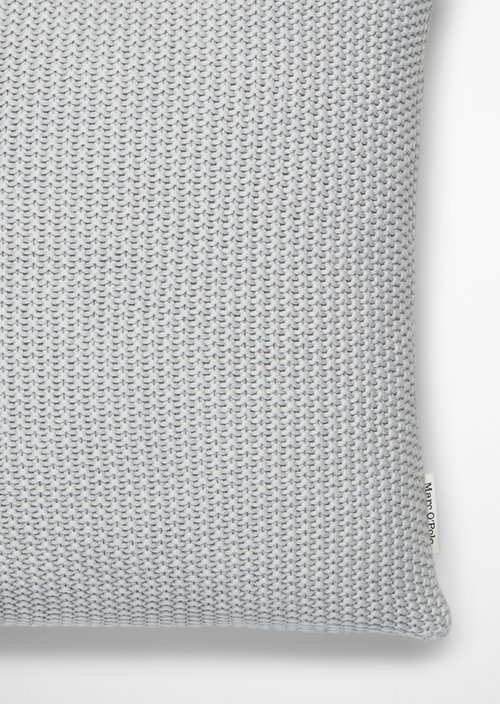 Decorative cushion model Nordic Knit — Silver