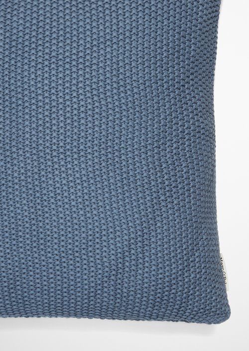 Decorative Pillow, Nordic Knit Model — Smoke Blue