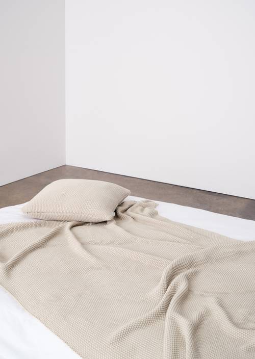 Plaid Model Nordic Knit Oatmeal - Product image 2