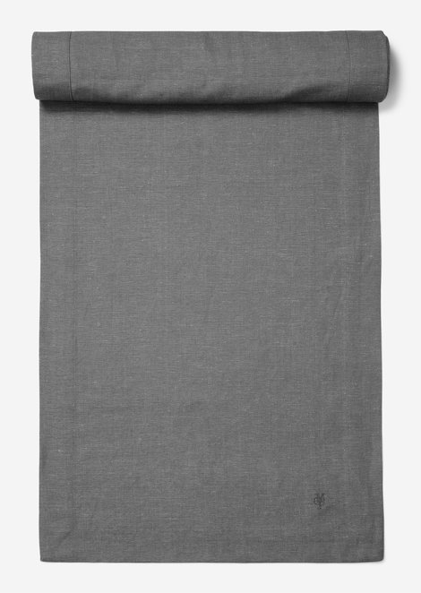 Marc O'Polo Tischläufer Model Akalla, Unisex, grau, 40x150, 50% Organic Cotton, 50% Leinen