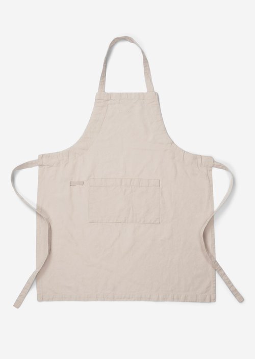 Apron model Akalla — Oatmeal