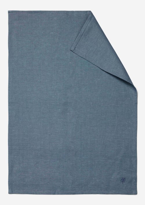 Tea towel model Akalla — Smoke Blue