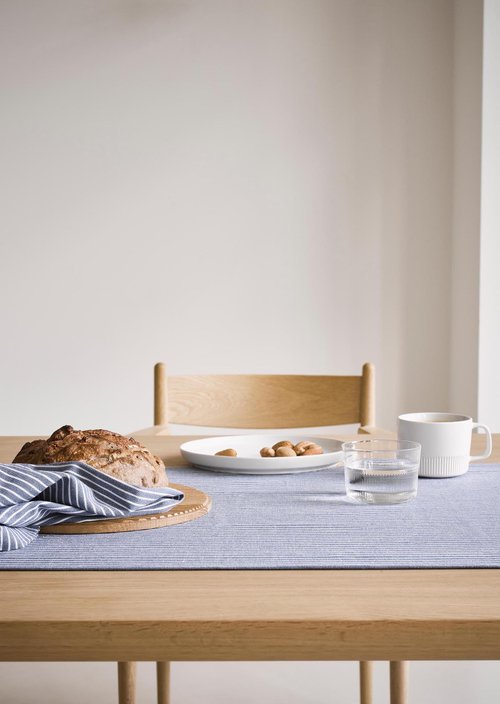 Fabric napkin model Tenstra — Smoke Blue