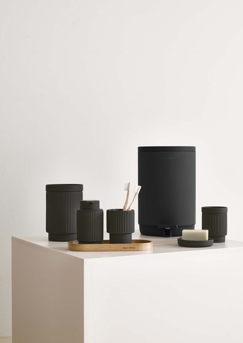 Soap dish model The Wave — Anthracite