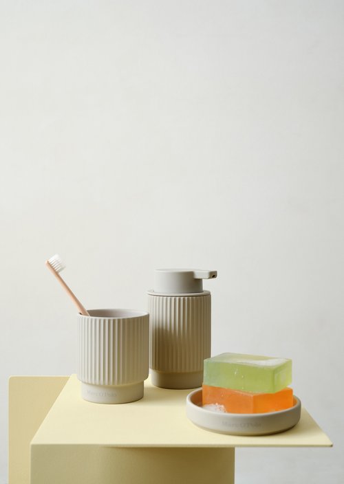 Toothbrush holder model The Wave — Oatmeal