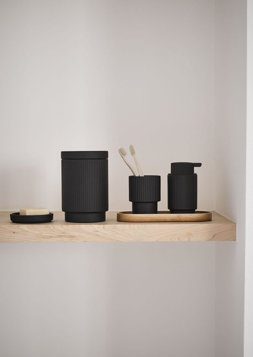 Bathroom shelf model The Wave — Wood