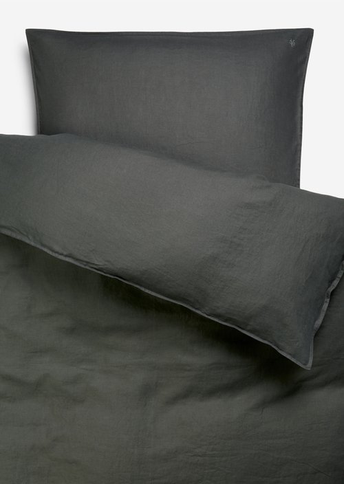 Marc O'Polo Beddengoedset model Valka, grijs, 200x220_+_2/80x80, 100% Linnen