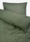 Marc O'Polo Beddengoedset model Valka, Unisex, groen, 200x220_+_2/80x80, 100% Linnen