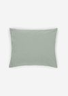 Marc O'Polo Kussenhoes model Valka, Unisex, groen, 40x80, 100% Linnen