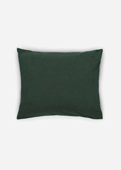 Taie d'oreiller modèle Valka Deep Green - Image du produit 2