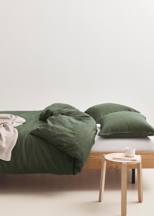 Bed linen set model Valka — Deep Green