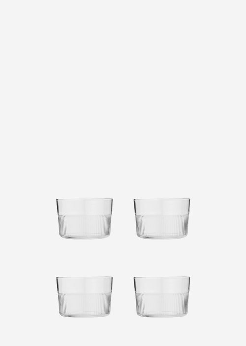 Model Moments flat water glass — Transparent