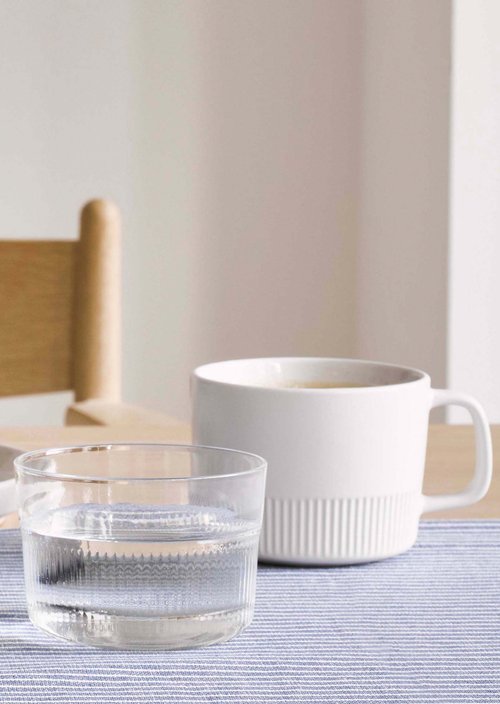 Model Moments flat water glass — Transparent