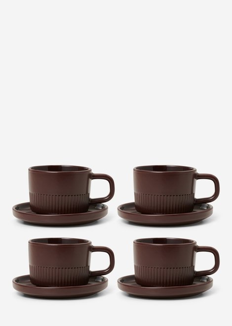 Marc O'Polo Espressotasse Model Moments, Unisex, braun, 10cl, 100% Porzellan