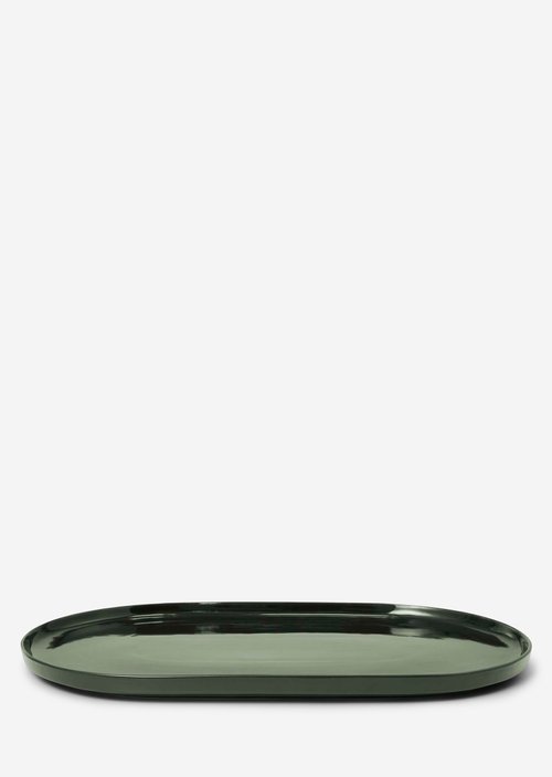 Model Moments serving platter — Olive Green