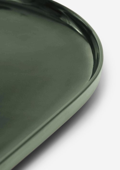 Model Moments serving platter — Olive Green