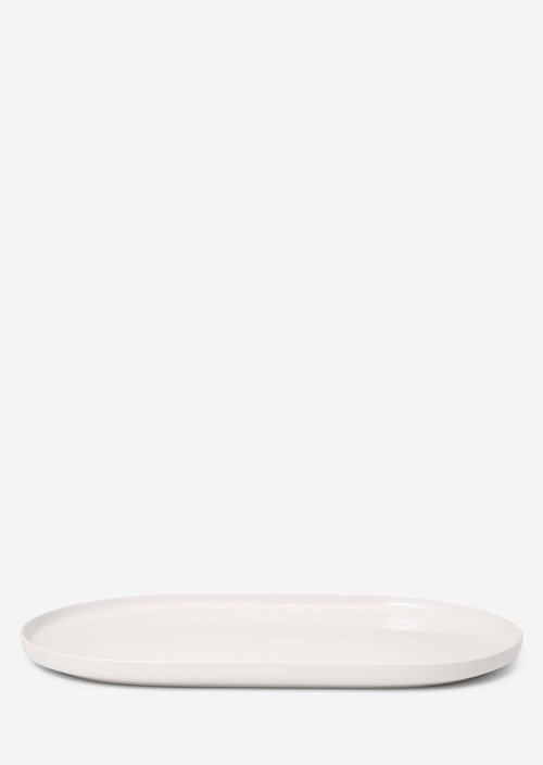 Model Moments serving platter — Chalk White