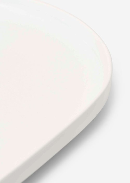 Model Moments serving platter — Chalk White