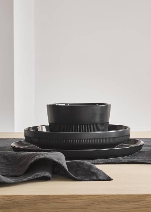 Porseleinen bord Model Moments Anthracite - Product afbeelding 1