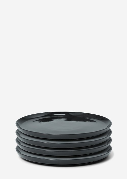 Porcelain plate Model Moments — Anthracite