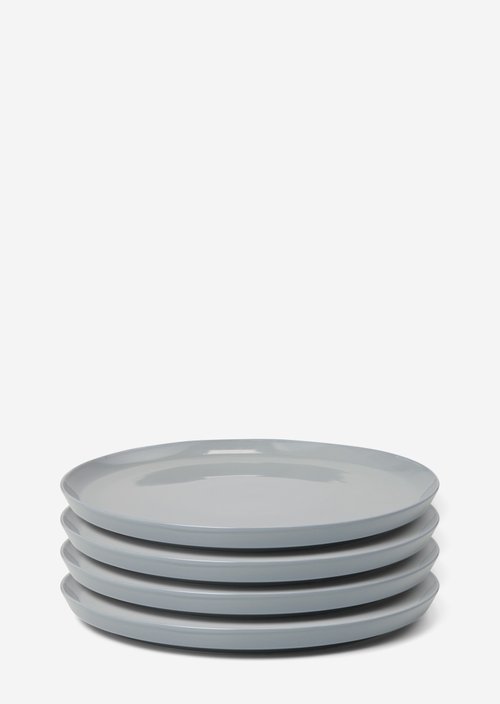 Porcelain plate Model Moments — Soft Grey