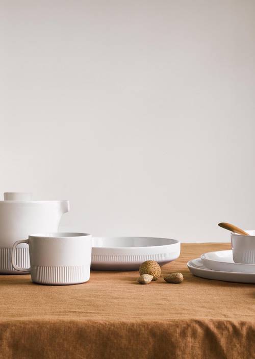 Porseleinen bord Model Moments Chalk White - Product afbeelding 2