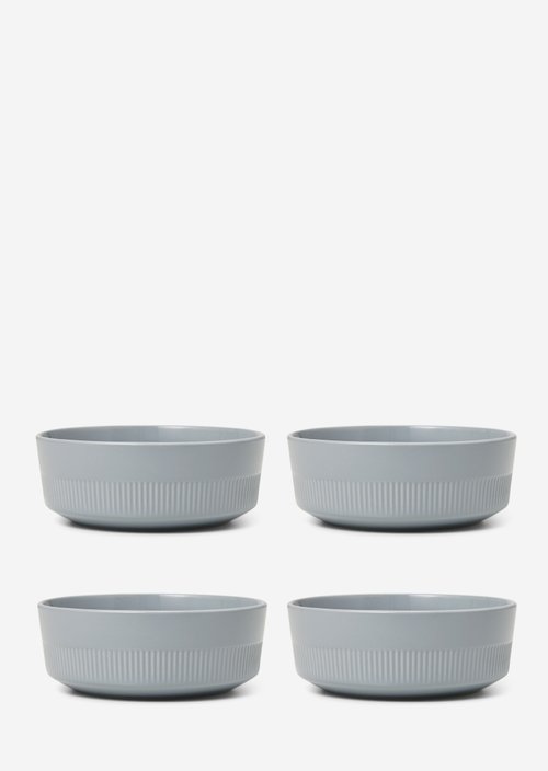 Small Bowl Model Moments — Soft Grey