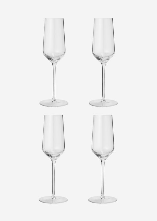 Champagne glass Model Moments — Transparent
