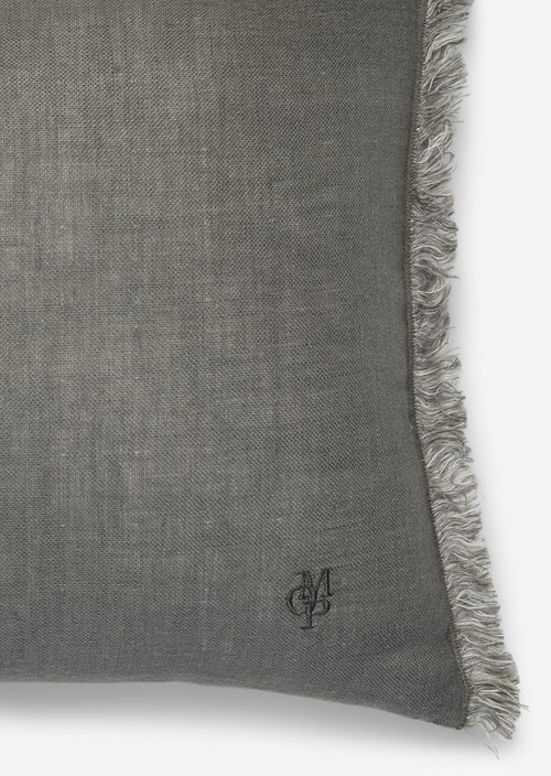 Decorative cushion model Linka — Dark Grey