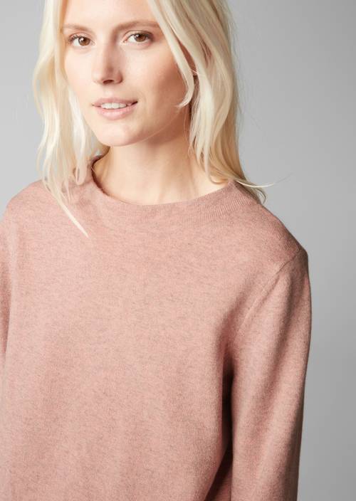 Strickpullover mellow mauve melange - Produkt Bild 2