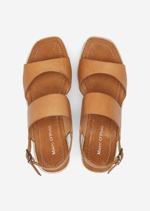 Sandalette cognac - Produkt Bild 2
