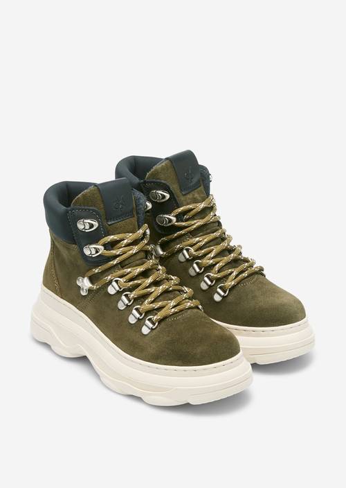 Schnürstiefel dark oliv - Produkt Bild 1