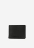 Wallet Made of high-quality leather material - black