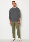 Marc O'Polo Chino model Stig gevormd, Heren, groen, 36/34, 98% Katoen, 2% Elasthaan