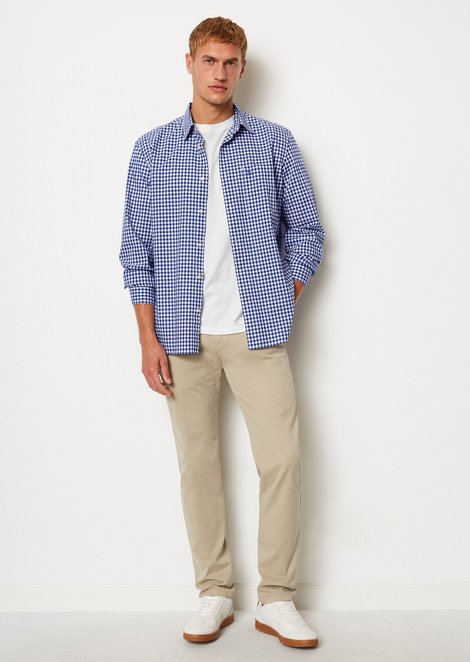 Marc O'Polo Chino model Malmö slim, Heren, beige, 29/32, 97% Katoen, 3% Elasthaan