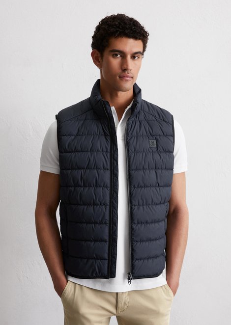 Marc O'Polo Gewatteerd vest, Heren, blauw, 3xl, 100% Polyester